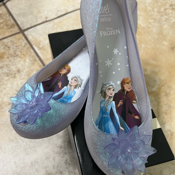 Mel ultra girl clear glitter sandals - Picture 1 of 4